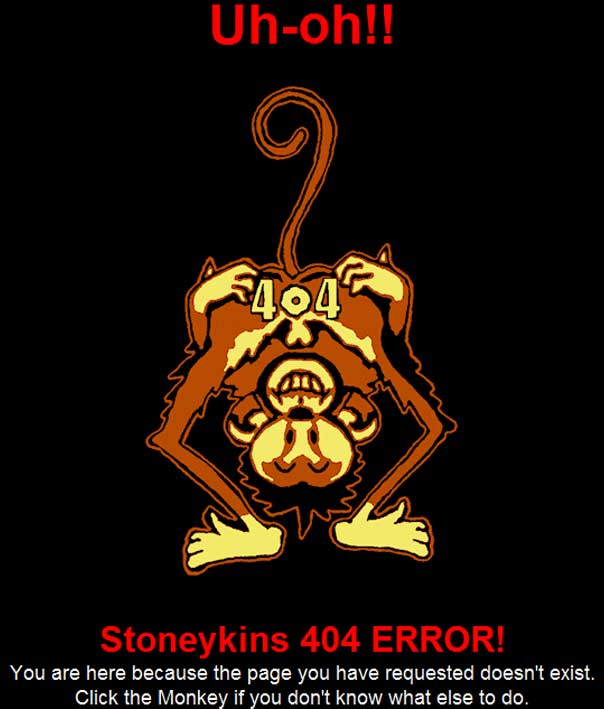 monkey 404 error-page