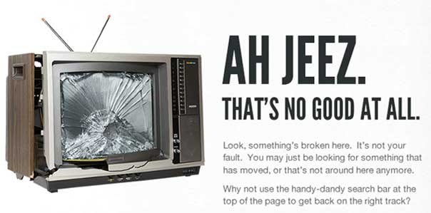 tv 404 error page