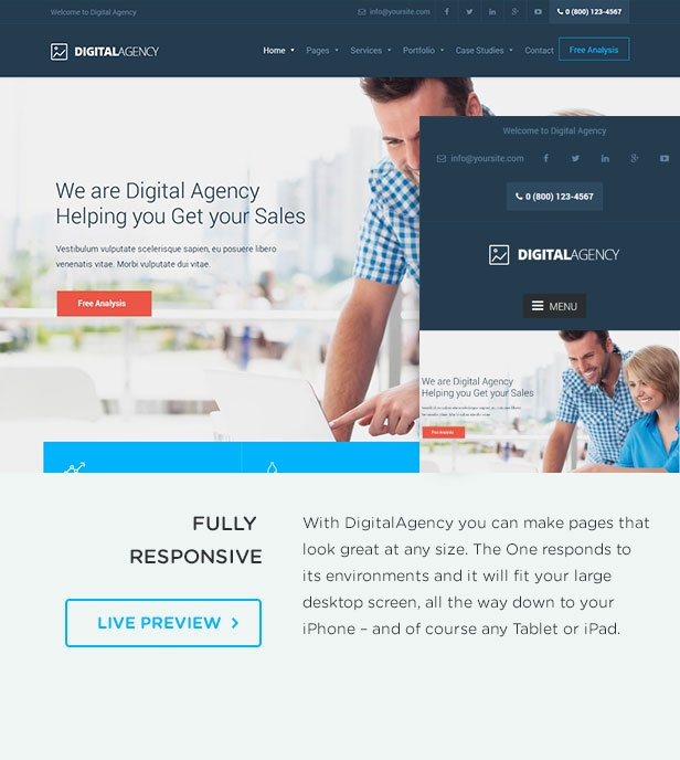 Digital Agency - SEO / Marketing WordPress Theme - 3